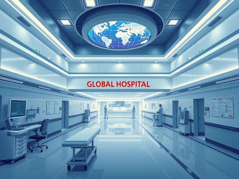 Global Hospital modern building